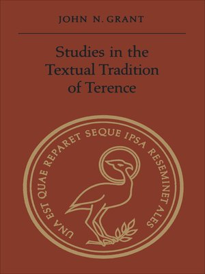 cover image of Studies in the Textual Tradition of Terence